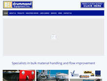 Tablet Screenshot of drummond-equip.com